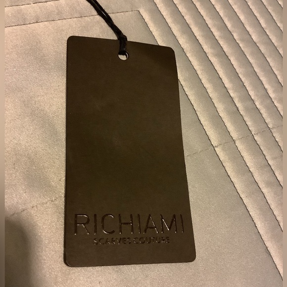 Richiami Silk & Cashmere Scarf Wrap Made In Italy - Picture 3 of 6